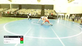 162-H lbs Semifinal - John Quinonez, Red Nose Wrestling School vs Noah Hall, Liberty