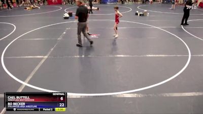 70 lbs Semifinal - Cael Buttell, Wrestling Brotherhood vs Bo Becker, Stillwater Area Wrestling