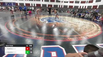 120 lbs Semifinal - Lucas Galdine, ISI Wrestling Blue vs Jude Heaston, Outlaws HS1