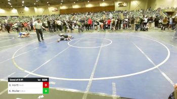 89 lbs Consi Of 8 #1 - Derek Hortt, Raider WC vs Korbin Muller, Caldwell WC