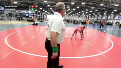132 lbs Consi Of 16 #2 - Ayla Hampton, CO vs Kierra Rush, NC