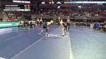 2A-113 lbs Cons. Semi - Ethan Humphrey, West Branch vs Kohen Dietzenbach, Burlington Notre Dame