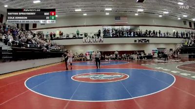 190 lbs Quarters & 1st Wb (16 Team) - Hayvan Sprayberry, Jasper County vs Cole Johnson, St Francis School