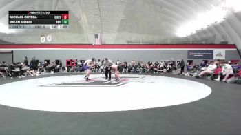 157 lbs Finals (2 Team) - Michael Ortega, Indianapolis vs Dalen Kimble, Kentucky Wesleyan