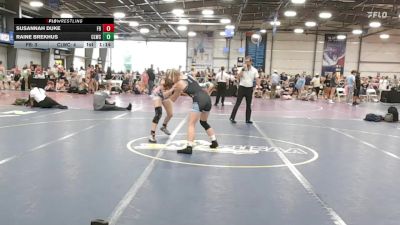 114 lbs Rr Rnd 2 - Susannah Duke, Flickr Girlz vs Raine Brekhus, Cheyenne Ladies Wrestling Club