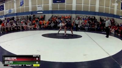 215 lbs Semis & Wb (16 Team) - James Moss, Columbus East vs Sam Neu, Roncalli