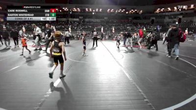 49 lbs Consi Of 8 #1 - Cade Roswell, Shawnee vs Easton Whitehead, Streaks Wrestling Club