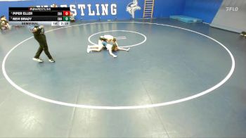 100 lbs Semifinal - Piper Eller, Sanderson Wrestling Academy vs Nevi Brady, Sanderson Wrestling Academy