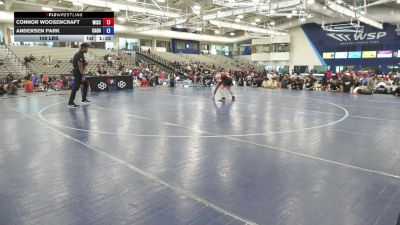 100 lbs Connor Woosencraft, Wisconsin vs Andersen Park, California Gold