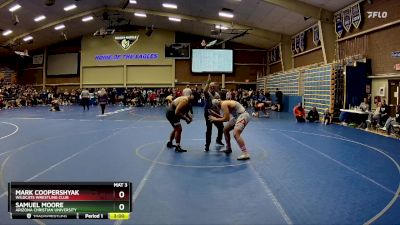 285 lbs Cons. Round 2 - Mark Coopershyak, Wildcats Wrestling Club vs Samuel Moore, Arizona Christian University