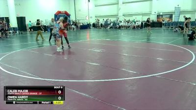 215 lbs Round 2 (6 Team) - Caleb Major, Youth Impact Center Orange vs Owen Hardy, Team STL White