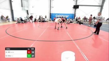 141 lbs Rr Rnd 3 - Angelo Hill, Mat Assassins Blue vs Bradlee Ellis, Illinois Cornstars