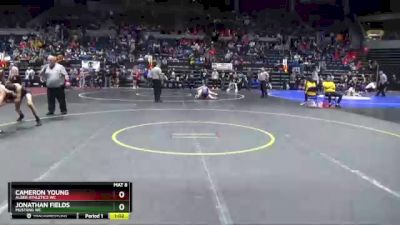 93 lbs Quarterfinal - Cameron Young, Alber Athletics WC vs Jonathan Fields, Mustang WC