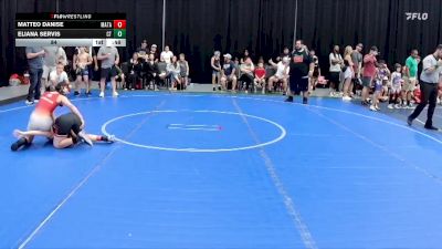 84 lbs Round 2 (4 Team) - Eliana Servis, Cordoba Trained vs Matteo Danise, Mat Assassins