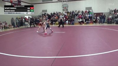 95-101 lbs 1st Place Match - Wyatt Rundle, Lisbon vs Shane Hack, Independence