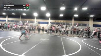 106 lbs Consi Of 16 #1 - Elias Kashou, Yorba Linda HS vs Tyce Day, California Gladiators WC