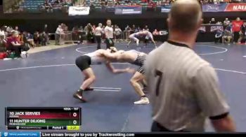 197 lbs Cons. Round 5 - 10 Jack Servies, Marian vs 11 Hunter DeJong, Morningside