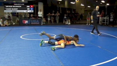 86 lbs Semis - Bryson Wilkinson, SCN Youth Wrestling Club vs Chase Gilbert, NOVA Wrestling Club