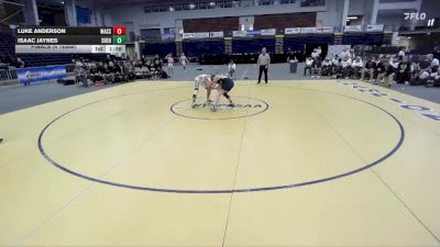 132 lbs Finals (4 Team) - Luke Anderson, Massapequa vs Isaac Jaynes, Shenendehowa