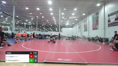 122 lbs Rr Rnd 2 - Austin Langis, Sly Fox Wrestling Club vs Brayden McLaughlin, Kraken Red