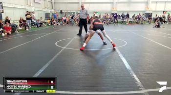 110 lbs Round 1 (8 Team) - Travis Kotson, The Wrestling Mill vs Matteo Marenco, Armory/Revolution