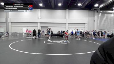 113 lbs Quarters - Naidreck Saint-fleur, FL vs Justin Forbes, IL