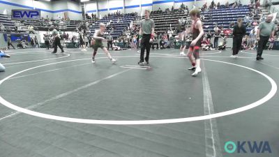 80 lbs Rr Rnd 3 - Jakoda Fisher, Weatherford Youth Wrestling vs Hunter Cottingham, Elgin