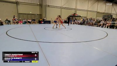 130 lbs Round 5 (6 Team) - Trinity Rakestraw, Oklahoma Blue vs EmmaLyn Burnett, Missouri