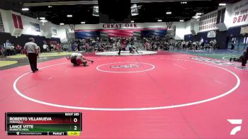 190 lbs Champ. Round 2 - Roberto Villanueva, Peninsula vs Lance Vitte, Murrieta Mesa