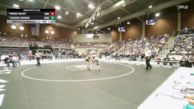 2A 126 lbs 3rd Place Match - Ernie Hulet, Kanab vs Takoda Boger, South Summit
