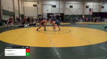 182 lbs 3rd Place - Sam Moore, Central City Jr. Wrestling vs Servando Gonzalez, O'Neill Eagles