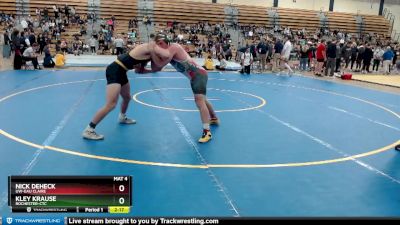 165 lbs Cons. Round 3 - Kley Krause, Rochester-CTC vs Nick Deheck, UW-Eau Claire