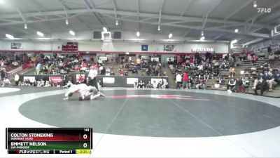 141 lbs Semifinal - Colton Stoneking, Fairmont State vs Emmett Nelson, UW-Parkside