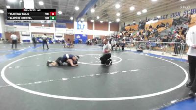 106 lbs Cons. Round 4 - Mathew Solis, Paramount vs Mavrik Harrell, Chaminade