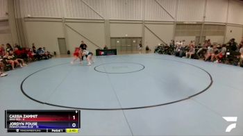 132 lbs Placement Matches (8 Team) - Cassia Zammit, Ohio Red vs Jordyn Fouse, Pennsylvania Blue