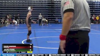 126 lbs Cons. Round 3 - Jacob Atkins, Whiteland Community vs Gavin Hawkins, EDGERTON