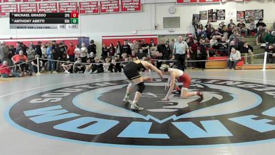 144 lbs Semifinal - Michael Grasso, Spaulding vs Anthony Abetti, Burr & Burton