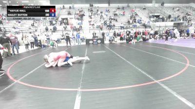 72 kg Champ. Rd Of 16 - Kaylie Hall, Vision Wrestling vs Hailey Sutton, Argo Wrestling Club