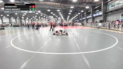 120 lbs Consi Of 64 #1 - Austin Bader, NY vs John Najarian, MA