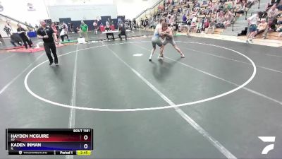 144 lbs Cons. Round 3 - Hayden McGuire, SD vs Kaden Inman, IL