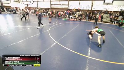 125 lbs Cons. Round 2 - Derek Chavez, South Summit Wrestling Club vs Markus McCoy, Champions Wrestling Club