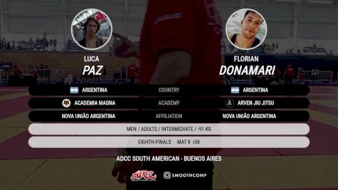 Luca Paz vs Florian Donamari 2025 ADCC South American Championship
