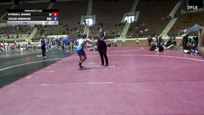 124 lbs Round 4 (8 Team) - Ayonna McNeil, Mount Olive vs Alyssa Mahan, Presbyterian