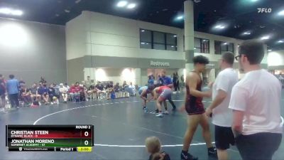 182 lbs Round 2 (6 Team) - Jonathan Moreno, Somerset Academy vs Christian Steen, Dynamic Black