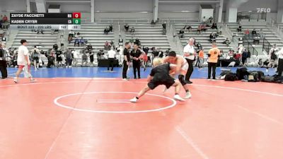 220 lbs Consolation - Zayde Facchetti, MA vs Kaden Cryer, CA
