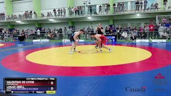 71kg Champ. Round 1 - Valentino De Cotiis, Capilano WC vs Logan Abell, Lutte Élite Soulanges (L.E.S.) Crazy Dogs