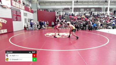 215 lbs Consi Of 16 #2 - Hayden Hall, Strong Rock Christian vs Colin Chiarelli, St. Anthony's