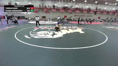 133 lbs 5th Place Match - Jordan Rasof, Wisconsin-Whitewater vs Stone Farnsworth, Castleton