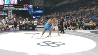 285 lbs Cons. Sub-quarters - Kasen Hardy, New York vs Evans Caceres, Florida