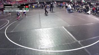 69-75 lbs Cons. Semi - Addison DeBlauw, Crofton Bloomfield vs Braylynn Ackerman, Garden County Wrestling Club